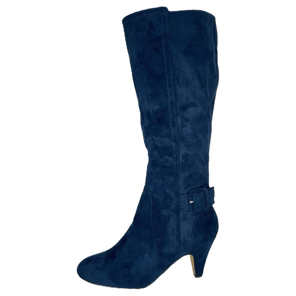 Bella Vita Troy II Navy Microsuede Knee High Womens Boots Size 6.5M - Picture 3 of 11